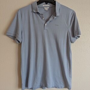 Calvin Klein Sky Blue Polo Shirt for Men